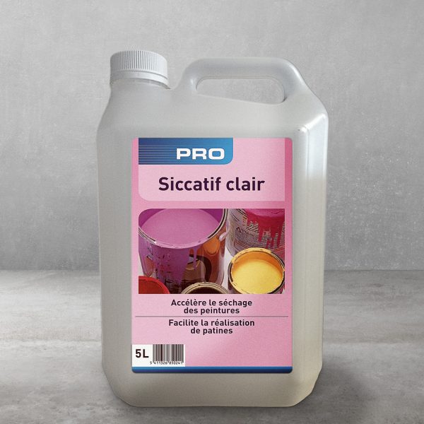 Siccatif Clair canister of Lambert Chemicals