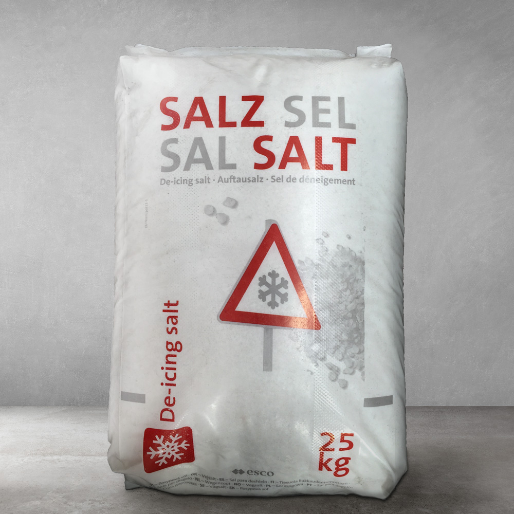 ZOUTMAN 100 sacs de sel de déneigement 10 kg.